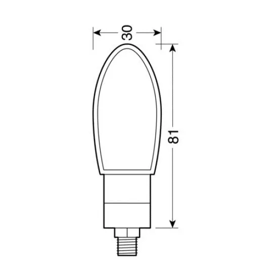 LED мигачи TWIST BLACK - 90084 - Мото светлини от марка Lampa