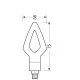 LED мигачи-KIER 90247 - Мото светлини от марка Lampa