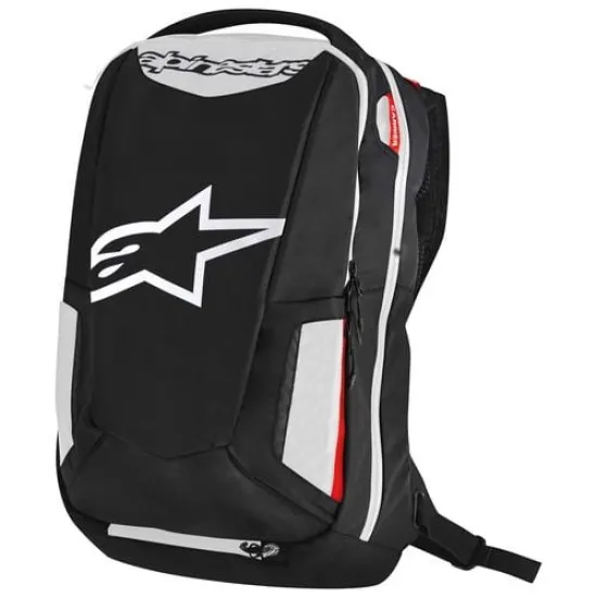 Мото раница Alpinestars City Hunter BLACK/WHITE/RED - Мото раници от марка Alpinestars