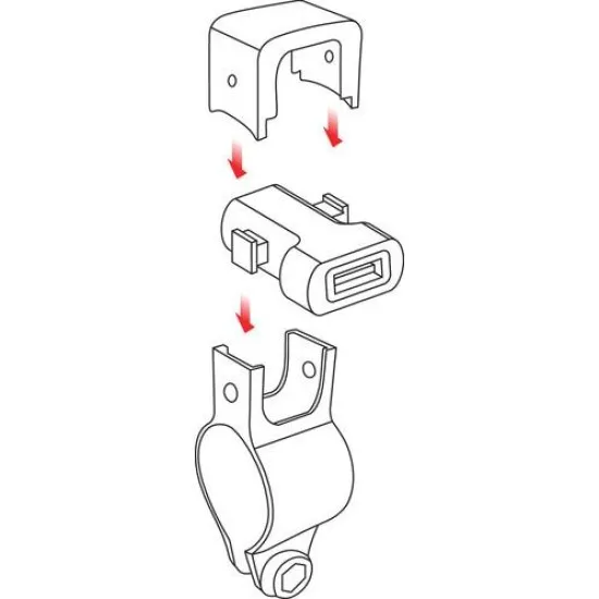 USB зарядно за мотоциклет 2400 mA - 12/24V 38832 - Мото гараж от марка Lampa