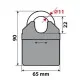 Заключващa мото верига – C-LOCK 200 90631 - Заключващи механизми от марка Lampa
