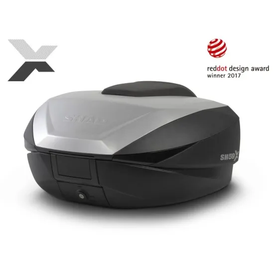 Мото куфар SHAD SH59X ALUMINIUM с регулируем капацитет от 46L, 52L и 58L