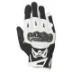 Ръкавици ALPINESTARS SMX-2 AIR CARBON V2 BLACK/WHITE - Кожени ръкавици за мотор от марка Alpinestars