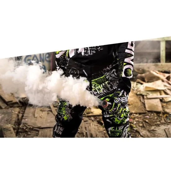 Мотокрос брич ONEAL ELEMENT ATTACK BLACK/HI-VIZ 2020 - Мотокрос брич от марка ONeal