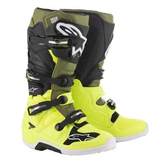 Ботуши ALPINESTARS TECH 7 BLACK/YELLOW - Ботуши за мотор от марка Alpinestars