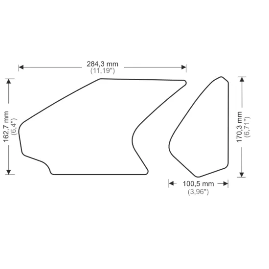 Протектор за резервоар HONDA CBR 1000 RR HDR213/PR3437 – страничен 3M защитен стикер с UV защита