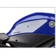 Син мотоциклет YAMAHA R6 с монтиран сив протектор за резервоар OneDesign с противохлъзгаща повърхност и лого Yamaha