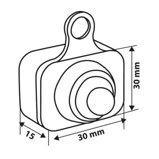 Ключ за светлини LAMPA ON&OFF 90463 - Мото светлини от марка Lampa