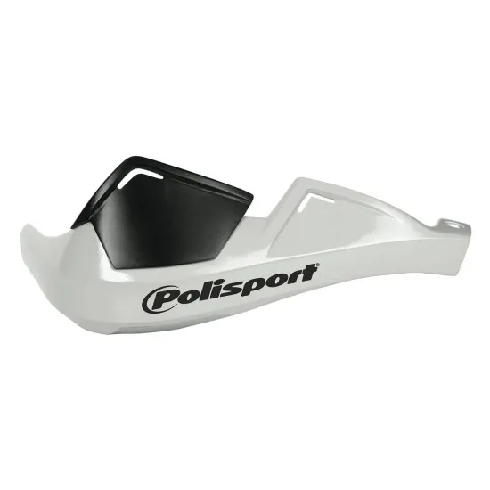 Предпазител за кормило Polisport Evolution Integral White – офроуд защита с подвижен спойлер