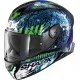 Каска SHARK SKWAL 2.2 REPLICA SWITCH RIDERS 2 BLACK/BLUE/GREEN - LED осветление и стилен дизайн