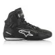 Мото боти ALPINESTARS FASTER-3 BLACK с лек микрофибър и TPR защита