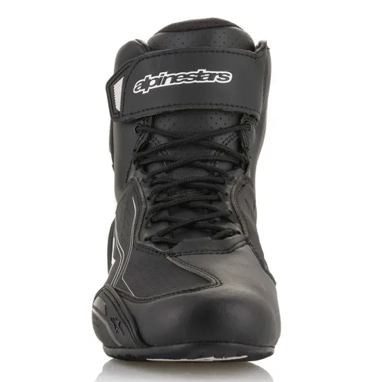Мото боти ALPINESTARS FASTER-3 BLACK с лек микрофибър и TPR защита