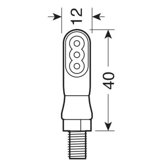 LED мото мигачи NANO 90476 - Мото светлини от марка Lampa