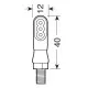 LED мото мигачи NANO 90476 - Мото светлини от марка Lampa