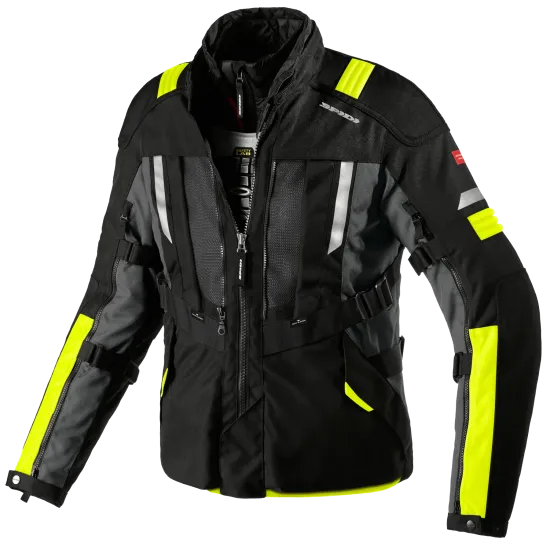 Текстилно мото яке SPIDI MODULAR YELLOW FLUO - Текстилни якета от марка SPIDI
