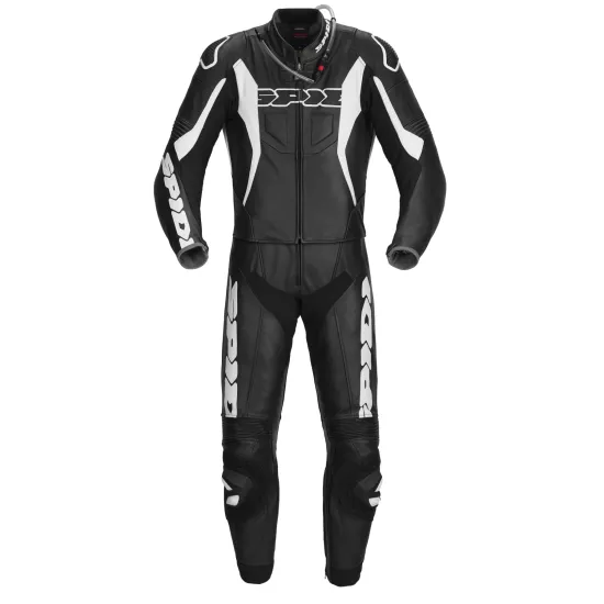 Кожен екип от две части SPIDI SPORT WARRIOR TOUR BLACK/WHITE - Мото екипи от марка SPIDI