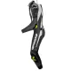 Кожен екип с гърбица SPIDI SPORT WARRIOR PERFORATED PRO BLACK/WHITE - Мото екипи от марка SPIDI
