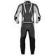 Кожен екип с гърбица SPIDI SPORT WARRIOR PERFORATED PRO BLACK/WHITE - Мото екипи от марка SPIDI
