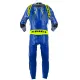 Кожен мото екип с гърбица SPIDI TRACK REPLICA EVO BLUE/YELLOW - Мото екипи от марка SPIDI