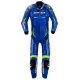 Кожен мото екип с гърбица SPIDI TRACK REPLICA EVO BLUE/YELLOW - Мото екипи от марка SPIDI