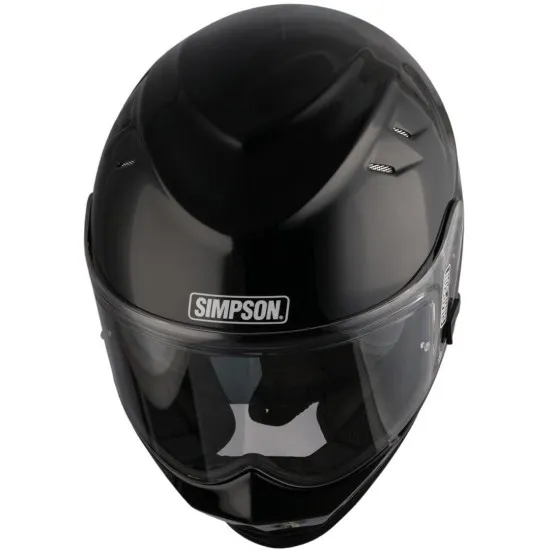 Каска Simpson Venom Solid Gloss Black – безопасност и елегантен дизайн