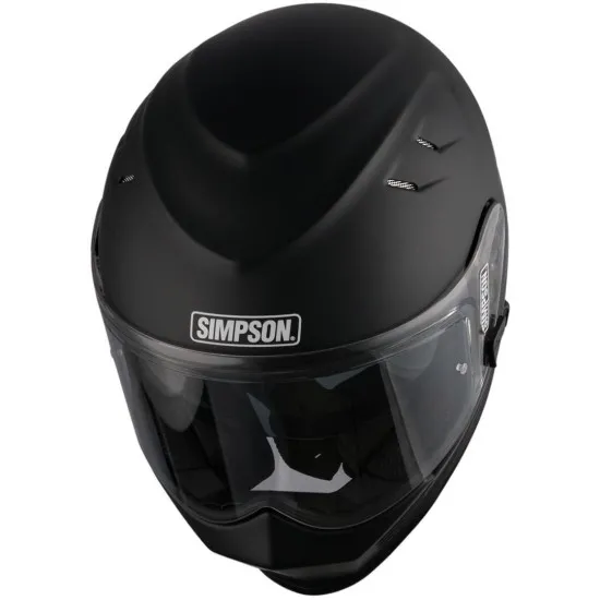 Каска Simpson Venom Solid Matt Black – сигурност и елегантен дизайн