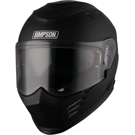 Каска Simpson Venom Solid Matt Black – сигурност и елегантен дизайн