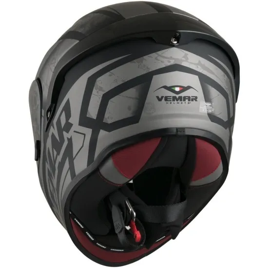 Спортна каска VEMAR HURRICANE CLAW MATT DARK SILVER