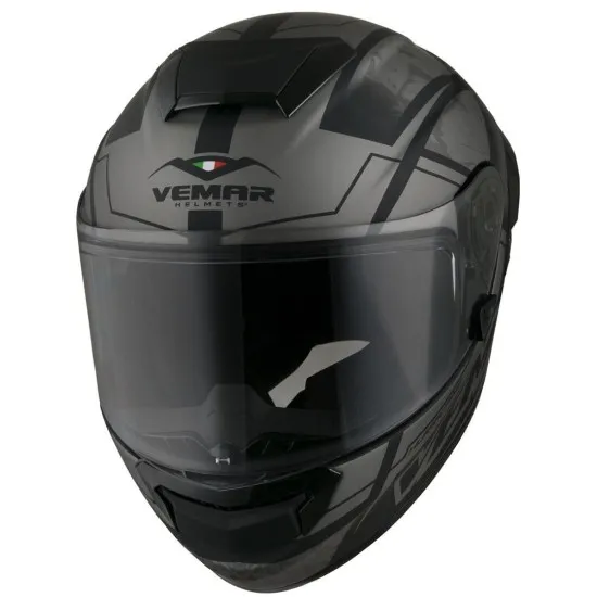 Спортна каска VEMAR HURRICANE CLAW MATT DARK SILVER