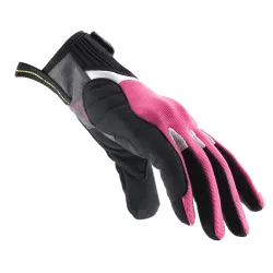Дамски текстилни мото ръкавици SPIDI G-FLASH WHITE/PINK