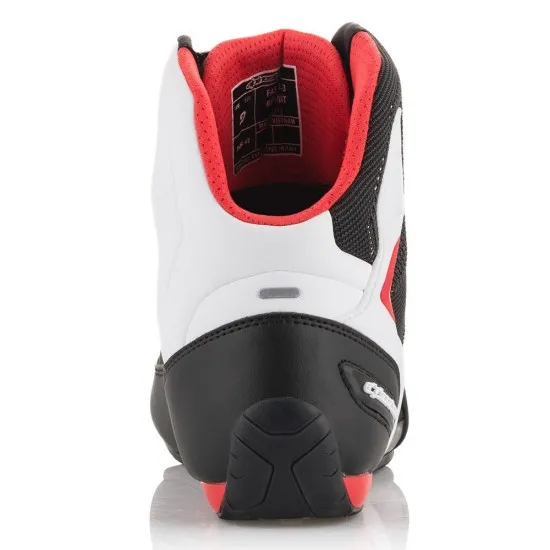 Мото боти ALPINESTARS FASTER-3 RIDEKNIT BLACK/WHITE/RED – Лекота и защита за пътувания и дълги карания
