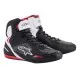Мото боти ALPINESTARS FASTER-3 RIDEKNIT BLACK/WHITE/RED – Лекота и защита за пътувания и дълги карания