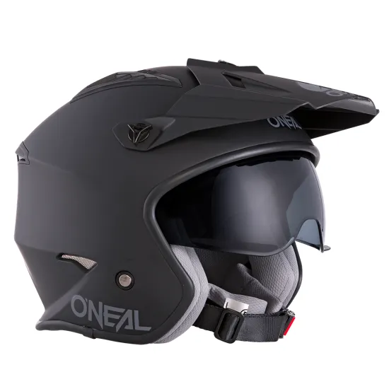 Каска за мотор ONEAL VOLT SOLID BLACK - Каски за скутер от марка ONeal