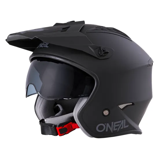Каска за мотор ONEAL VOLT SOLID BLACK - Каски за скутер от марка ONeal