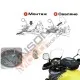 SHAD PIN SYSTEM X012PS в оригинална кутия с метална сива монтажна плоча, комплект щифтове, винтове и крепежни елементи