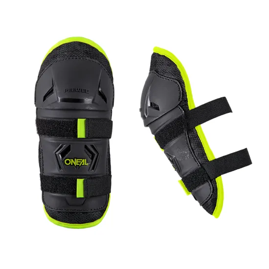 Детски мотокрос наколенки ONEAL PEEWEE NEON YELLOW - Детски мото протектори от марка ONeal