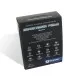 Черна Bluetooth система Shark Sharktooth Prime с опаковка, слушалки, микрофон, USB кабел и инструкция на бял фон