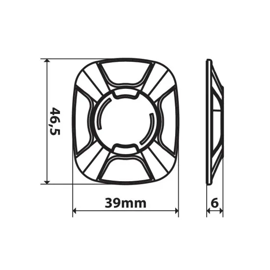Адаптер за телефон OPTI-UNIVERSAL 90426 - Мото аксесоари за телефон от марка Lampa