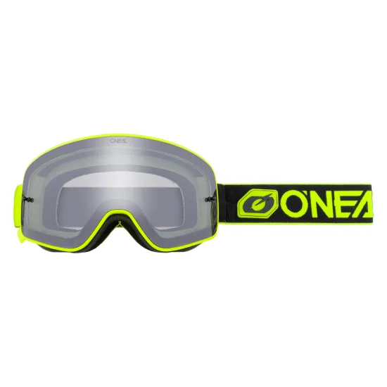 Мотокрос очила O`NEAL B-50 FORCE BLACK/NEON YELLOW - SILVER MIRROR 2021 - Мотокрос очила от марка ONeal