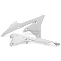 Пластмасови капаци за радиатор Polisport Yamaha YZ250F  / YZ250FX /YZ450F / YZ450FX  / WR250F / WR450F WHITE