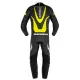 SPIDI LASER PRO PERFORATED 1PC BLACK/FLUO YELLOW - кожен мото екип с Hydroback система и регулируеми плъзгачи Кожен мото екип SPIDI LASER PRO PERFORATED 1PC BLACK/FLUO YELLOW с аеродинамична гърбица и CE сертифицирани протектори
