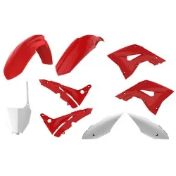 Пластмасов MX кит POLISPORT за HONDA CR125R / CR250R - 2000-01 RED OEM