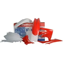 Пластмасов MX кит POLISPORT за HONDA CRF250R - 2011-13 / CRF450R - 2011-12 White/Red