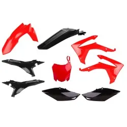 Пластмасов MX кит POLISPORT за HONDA CRF250R - 2014-17 / CRF450R - 2012-16 Black/Red
