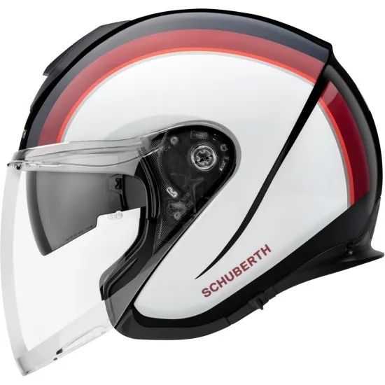 Каска SCHUBERTH M1 PRO OUTLINE RED - Каски за скутер от марка Schuberth