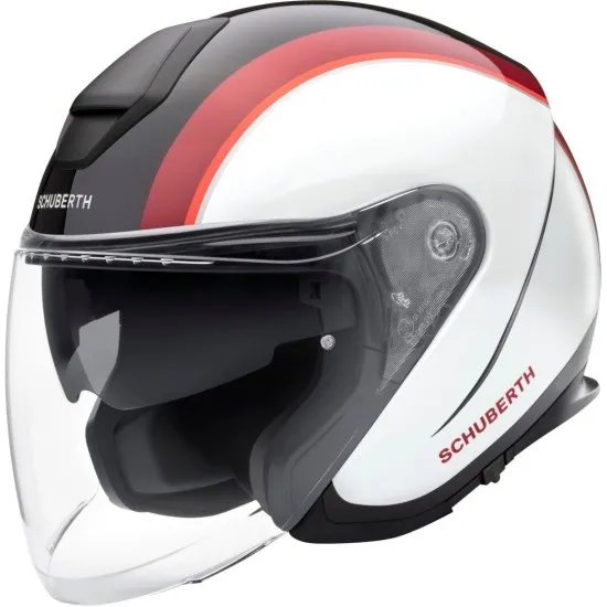 Каска SCHUBERTH M1 PRO OUTLINE RED - Каски за скутер от марка Schuberth