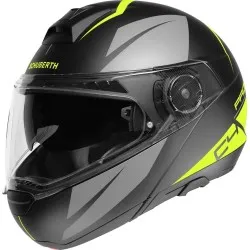 Мото каска SCHUBERTH C4 PRO MERAK BLACK/GRAY/YELLOW