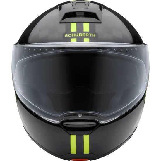 SCHUBERTH C4 PRO CARBON BLACK/NEON YELLOW – премиум каска с иновации за комфорт и безопасност