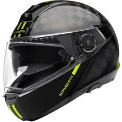 Мото каска SCHUBERTH C4 PRO CARBON BLACK/NEON YELLOW