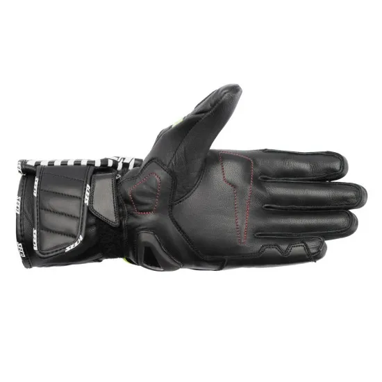 Дамски ръкавици SECA MERCURY IV BLACK/FLUO - Дамски кожени ръкавици от марка SECA